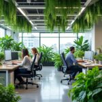 découvrez comment l'intégration des plantes et éléments végétaux dans les espaces de travail peut améliorer la productivité, le bien-être et la motivation des salariés.