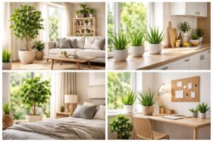 découvrez comment intégrer des plantes dépolluantes comme le ficus et l'aloe vera dans chaque pièce pour purifier naturellement l'air de votre intérieur et créer un environnement sain.