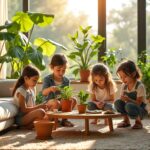 découvrez comment intégrer les plantes dans votre maison pour créer un environnement agréable et éducatif, permettant aux enfants d'apprendre tout en s'amusant.